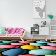 EXHIBITION ROLL OUT PRINTED FLOOR LINO